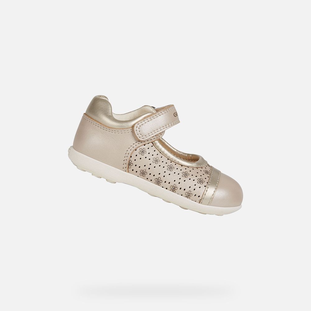 Geox Bebek Ballerina Bej Rengi - Jodie Girl - ABS-597813